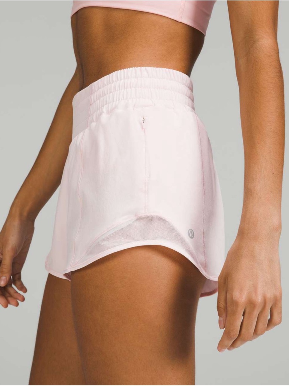 Lululemon Hotty Hot High-Rise Lined Short 2.5" | Strawberry Milkshake | Size 4